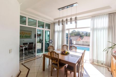 Sala de Jantar de casa de condomínio para alugar com 5 quartos, 620m² em Residencial Quatro (alphaville), Santana de Parnaíba