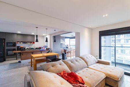 Apartamento para alugar com 105m², 1 quarto e 2 vagasSala