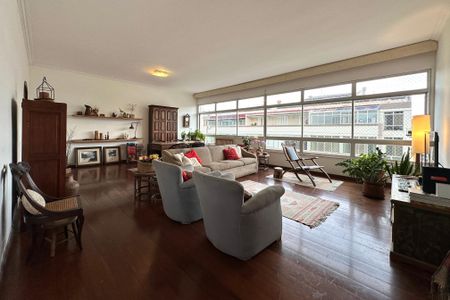 Sala de apartamento à venda com 4 quartos, 190m² em Leme, Rio de Janeiro