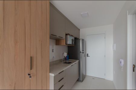 Cozinha de apartamento para alugar com 1 quarto, 25m² em Vila Mariana, São Paulo
