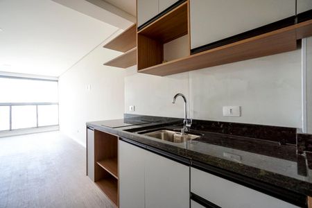 Cozinha de kitnet/studio para alugar com 1 quarto, 26m² em Tatuapé, São Paulo