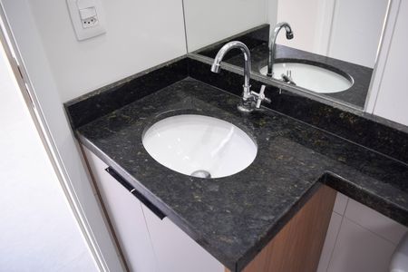 Banheiro de apartamento para alugar com 1 quarto, 43m² em Tatuapé, São Paulo