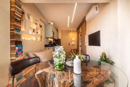 Apartamento à venda com 34m², 1 quarto e sem vaga Apartamento à venda com 34m², 1 quarto e sem vagaVaranda da Sala