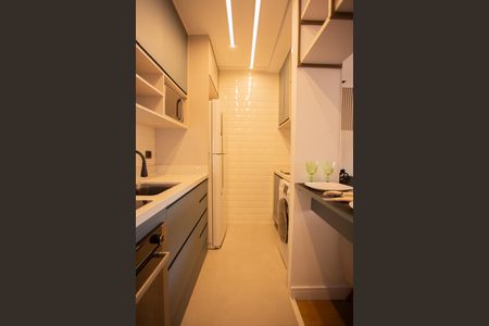 Apartamento à venda com 24m², 1 quarto e sem vaga Apartamento à venda com 24m², 1 quarto e sem vagaCozinha e Área de Serviço