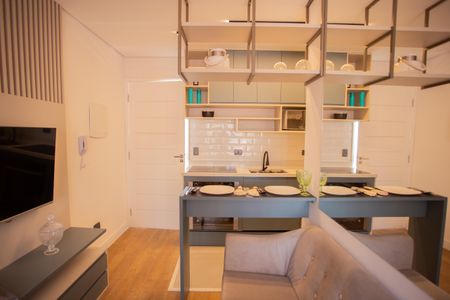 Apartamento à venda com 24m², 1 quarto e sem vaga Apartamento à venda com 24m², 1 quarto e sem vagaCozinha e Área de Serviço
