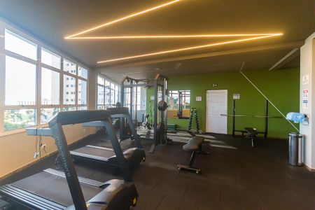 Apartamento para alugar com 42m², 1 quarto e 1 vaga Apartamento para alugar com 42m², 1 quarto e 1 vagaAcademia