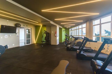 Apartamento para alugar com 42m², 1 quarto e 1 vaga Apartamento para alugar com 42m², 1 quarto e 1 vagaAcademia