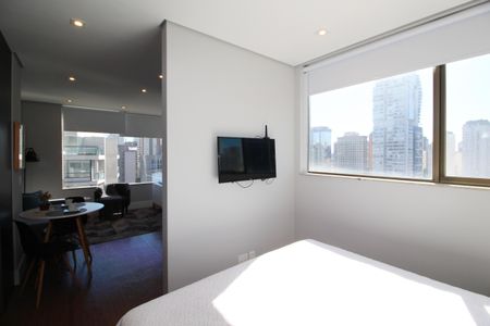 Studio para alugar com 30m², 1 quarto e 1 vaga Studio para alugar com 30m², 1 quarto e 1 vagaQuarto