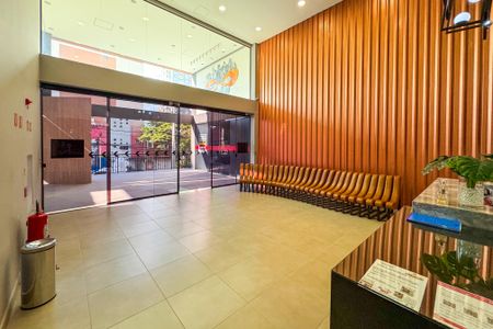 Apartamento para alugar com 28m², 1 quarto e sem vaga Apartamento para alugar com 28m², 1 quarto e sem vagaHall social