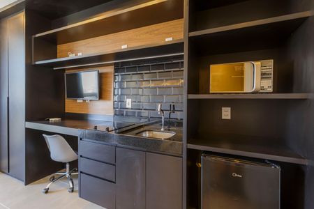 Studio à venda com 26m², 1 quarto e 1 vaga Studio à venda com 26m², 1 quarto e 1 vagaCozinha