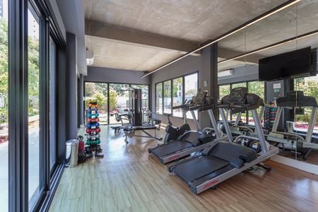 Studio à venda com 26m², 1 quarto e 1 vaga Studio à venda com 26m², 1 quarto e 1 vagaÁrea comum - Academia