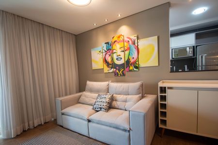 Sala de apartamento para alugar com 1 quarto, 50m² em Vila Gertrudes, São Paulo