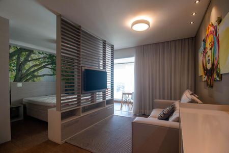 Sala de apartamento para alugar com 1 quarto, 50m² em Vila Gertrudes, São Paulo