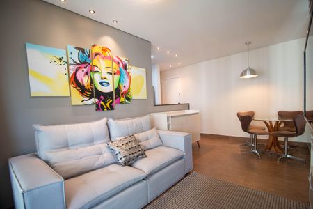 Sala de apartamento para alugar com 1 quarto, 50m² em Vila Gertrudes, São Paulo