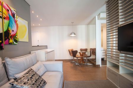 Sala de apartamento para alugar com 1 quarto, 50m² em Vila Gertrudes, São Paulo