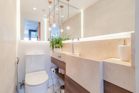 Apartamento à venda com 102m², 2 quartos e 2 vagasLavabo da Sala