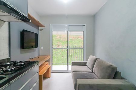 Sala/Cozinha de apartamento à venda com 1 quarto, 27m² em Vila Butantã, São Paulo