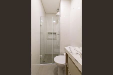 Banheiro de apartamento à venda com 1 quarto, 31m² em Vila Granada, São Paulo