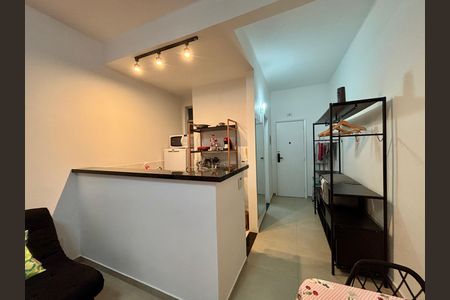Apartamento para alugar com 27m², 1 quarto e sem vaga Apartamento para alugar com 27m², 1 quarto e sem vagaCozinha americana