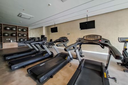 Studio para alugar com 28m², 1 quarto e sem vaga Studio para alugar com 28m², 1 quarto e sem vagaÁrea comum - Academia