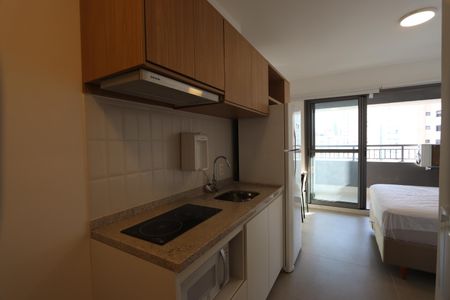 Studio para alugar com 28m², 1 quarto e sem vagaStudio - ambiente cozinha