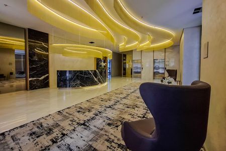Studio para alugar com 28m², 1 quarto e sem vaga Studio para alugar com 28m², 1 quarto e sem vagaÁrea Comum - Hall Social