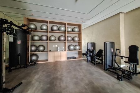 Studio para alugar com 28m², 1 quarto e sem vaga Studio para alugar com 28m², 1 quarto e sem vagaÁrea comum - Academia