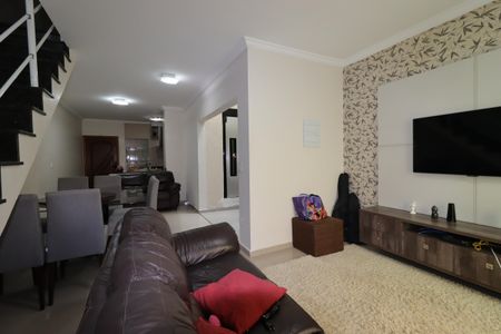 Sala de Estar de apartamento à venda com 4 quartos, 200m² em Vila Valparaíso, Santo André