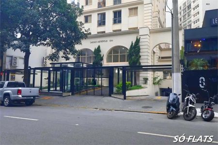 Apartamento à venda com 27m², 1 quarto e 1 vaga