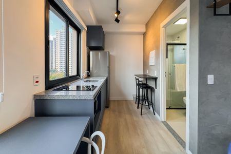 Studio para alugar com 24m², 1 quarto e sem vagaCozinha