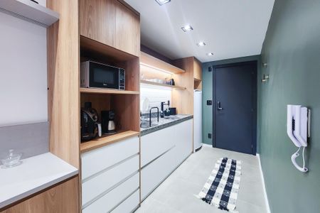 Studio para alugar com 30m², 1 quarto e sem vagaCozinha