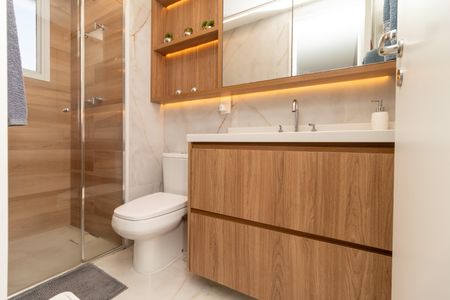 Apartamento à venda com 105m², 2 quartos e 2 vagasBanheiro da Suíte 2