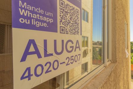 Apartamento para alugar com 42m², 2 quartos e 1 vaga Apartamento para alugar com 42m², 2 quartos e 1 vagaPlaca instalada no imóvel