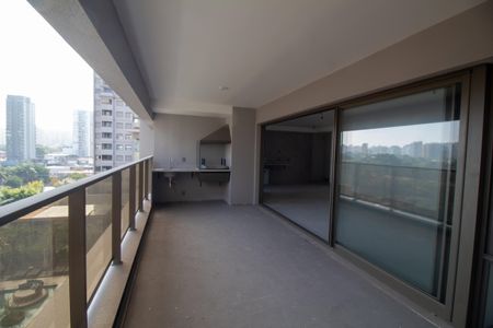 Varanda Gourmet de apartamento à venda com 3 quartos, 136m² em Campo Belo, São Paulo