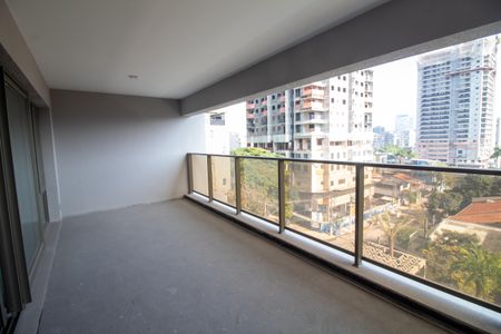 Varanda Gourmet de apartamento à venda com 3 quartos, 136m² em Campo Belo, São Paulo