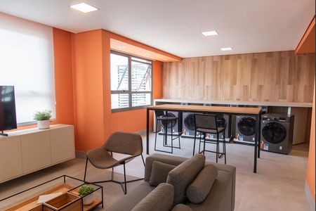 Studio para alugar com 23m², 1 quarto e sem vaga Studio para alugar com 23m², 1 quarto e sem vagaÁrea comum - Academia