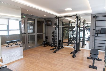 Studio para alugar com 23m², 1 quarto e sem vaga Studio para alugar com 23m², 1 quarto e sem vagaÁrea comum - Academia