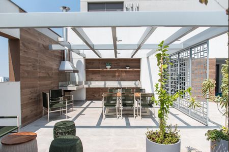 Studio para alugar com 23m², 1 quarto e sem vaga Studio para alugar com 23m², 1 quarto e sem vagaÁrea comum - Churrasqueira