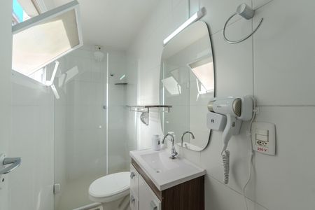 Apartamento para alugar com 32m², 1 quarto e 1 vaga Apartamento para alugar com 32m², 1 quarto e 1 vagaBanheiro da Suíte