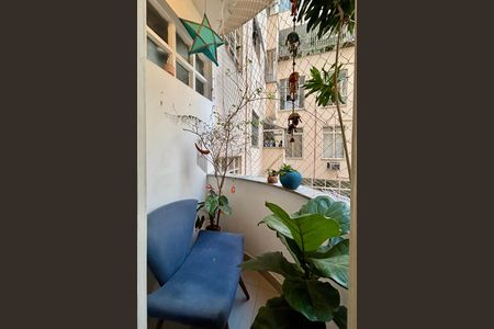 Sala - varanda de apartamento para alugar com 2 quartos, 70m² em Copacabana, Rio de Janeiro