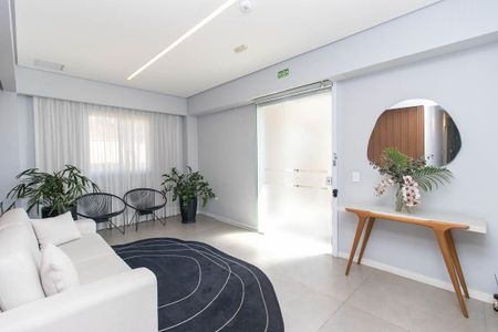 Apartamento à venda com 48m², 2 quartos e 2 vagasHall social