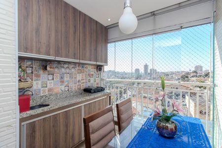 Apartamento à venda com 48m², 2 quartos e 2 vagasVaranda