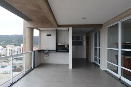 Varanda de apartamento para alugar com 3 quartos, 135m² em Balneario Cidade Atlantica, Guarujá
