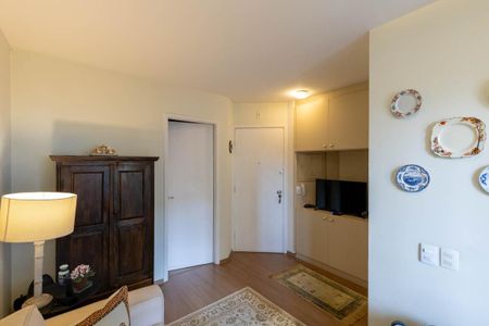 Sala de apartamento à venda com 1 quarto, 31m² em Santa Cecilia, São Paulo