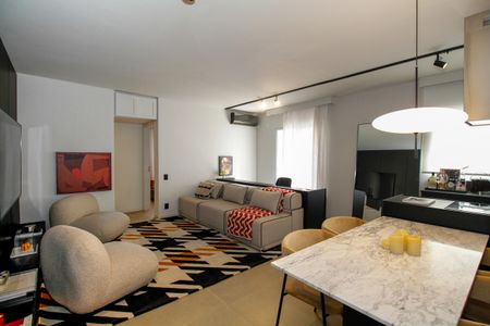 Sala/Cozinha de apartamento para alugar com 1 quarto, 60m² em Cerqueira César, São Paulo