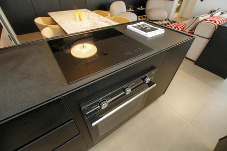 Sala/Cozinha de apartamento para alugar com 1 quarto, 60m² em Cerqueira César, São Paulo