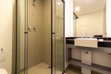 Studio para alugar com 21m², 1 quarto e sem vaga Studio para alugar com 21m², 1 quarto e sem vagaBanheiro