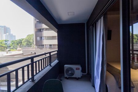 Studio para alugar com 21m², 1 quarto e sem vaga Studio para alugar com 21m², 1 quarto e sem vagaVaranda/Studio