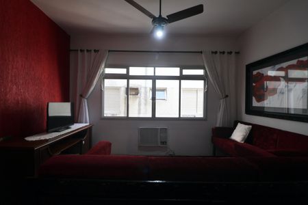 Sala de apartamento para alugar com 3 quartos, 103m² em Jardim Tres Marias, Guarujá