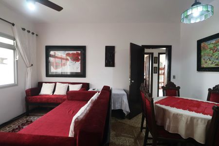 Sala de apartamento para alugar com 3 quartos, 103m² em Jardim Tres Marias, Guarujá